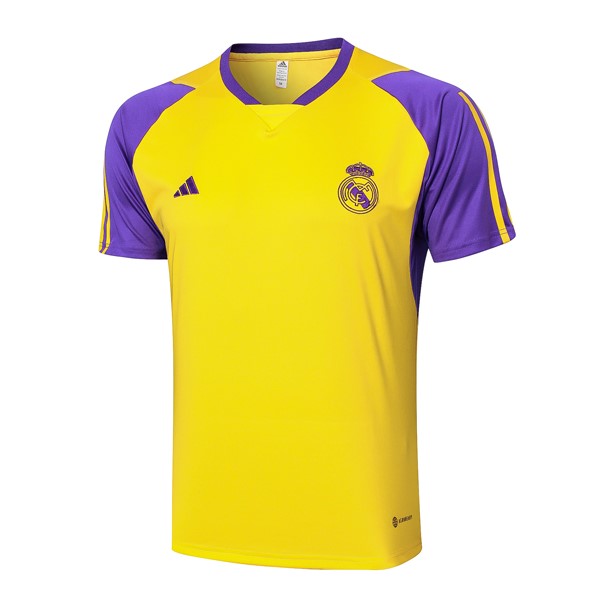 Trikot Trainingsshirt Real Madrid 2024-25 Gelb Lila